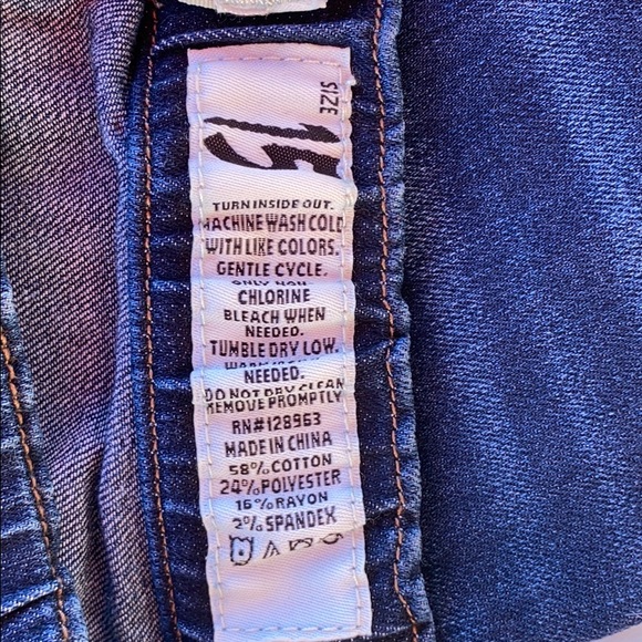 NWT Juniors’ Indigo Rein Mid-Rise Pull-On Jeggings - Picture 11 of 14